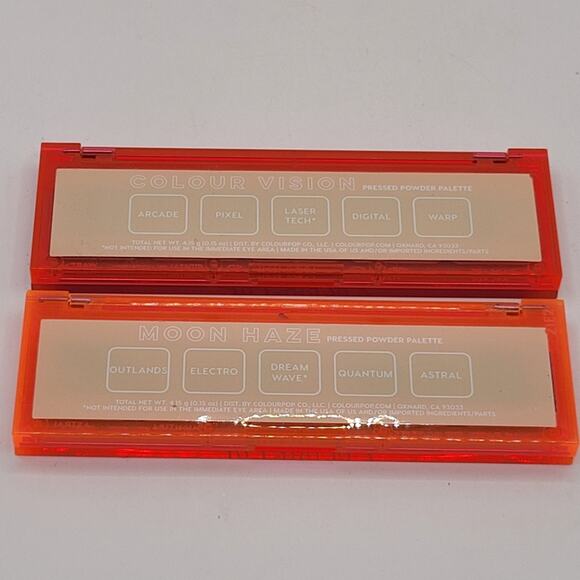 Colorpop Neon Gaze Eyeshadow Palette Lot of Two NWOB - Picture 2 of 3